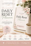 Daily Reset Planner | Printable Digital Planner | PDF Download